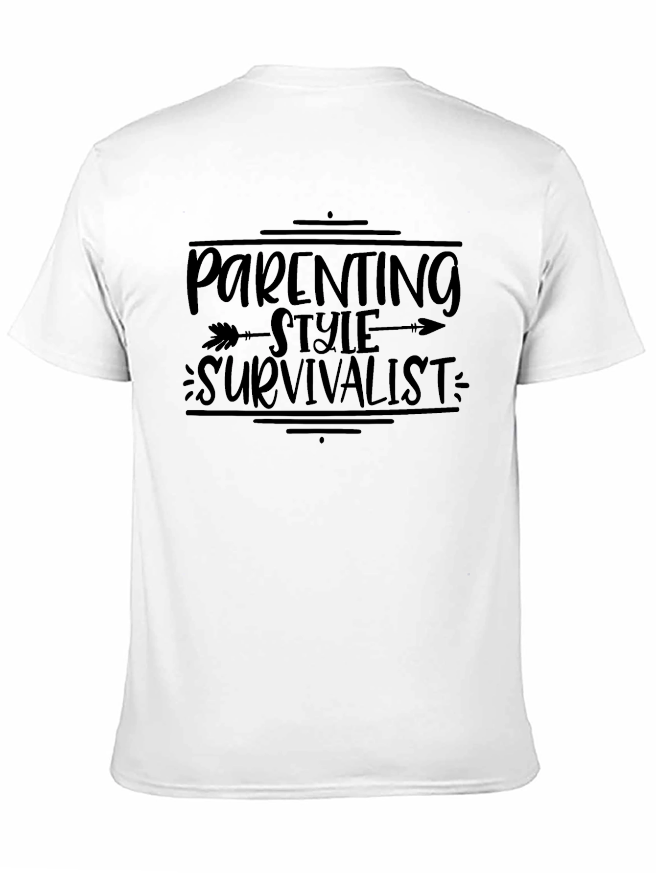 Parenting Style Survivalist Graphic T-Shirt