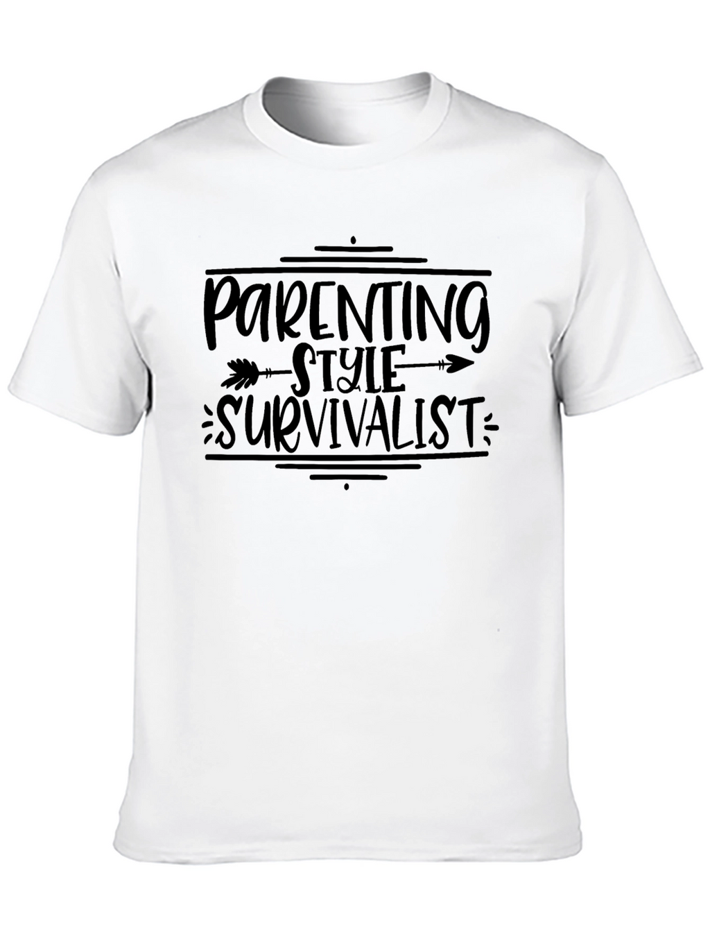 Parenting Style Survivalist Graphic T-Shirt