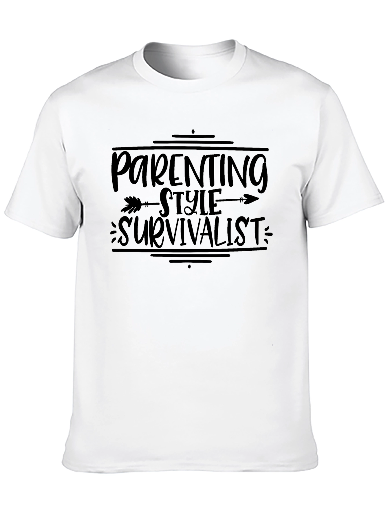 Parenting Style Survivalist Graphic T-Shirt