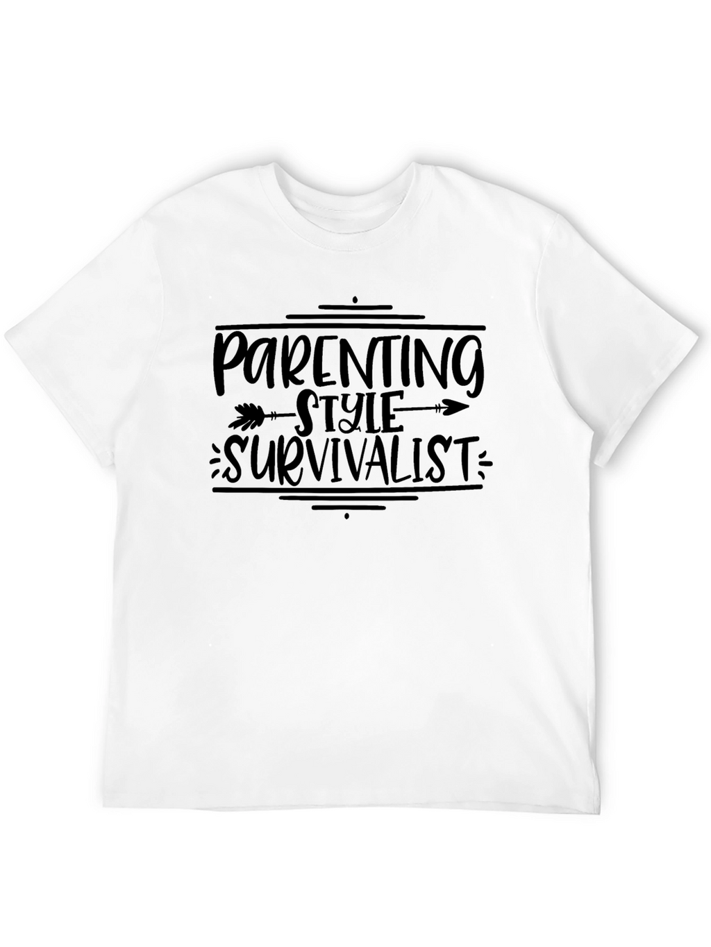 Parenting Style Survivalist Graphic T-Shirt