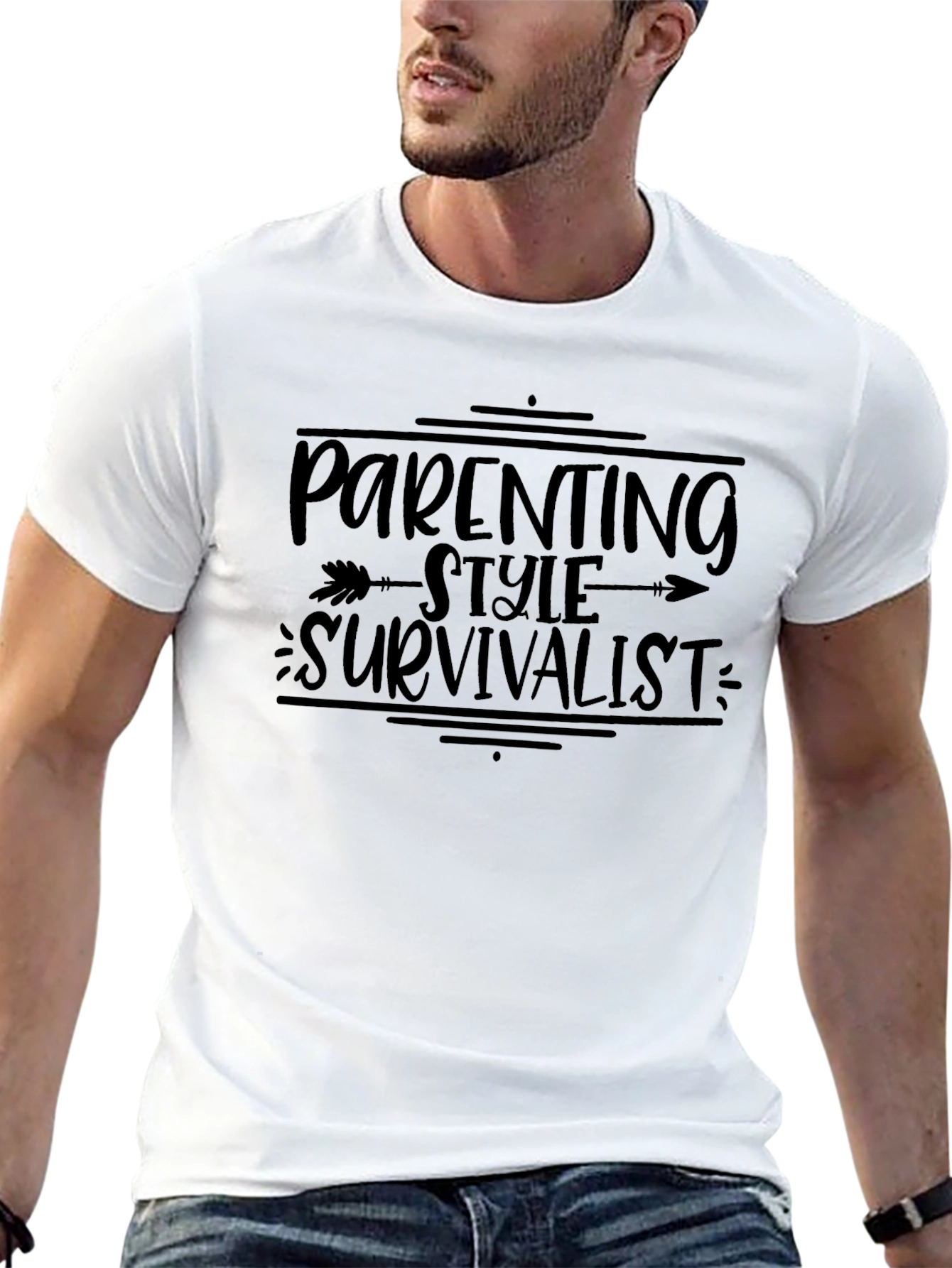 Parenting Style Survivalist Graphic T-Shirt