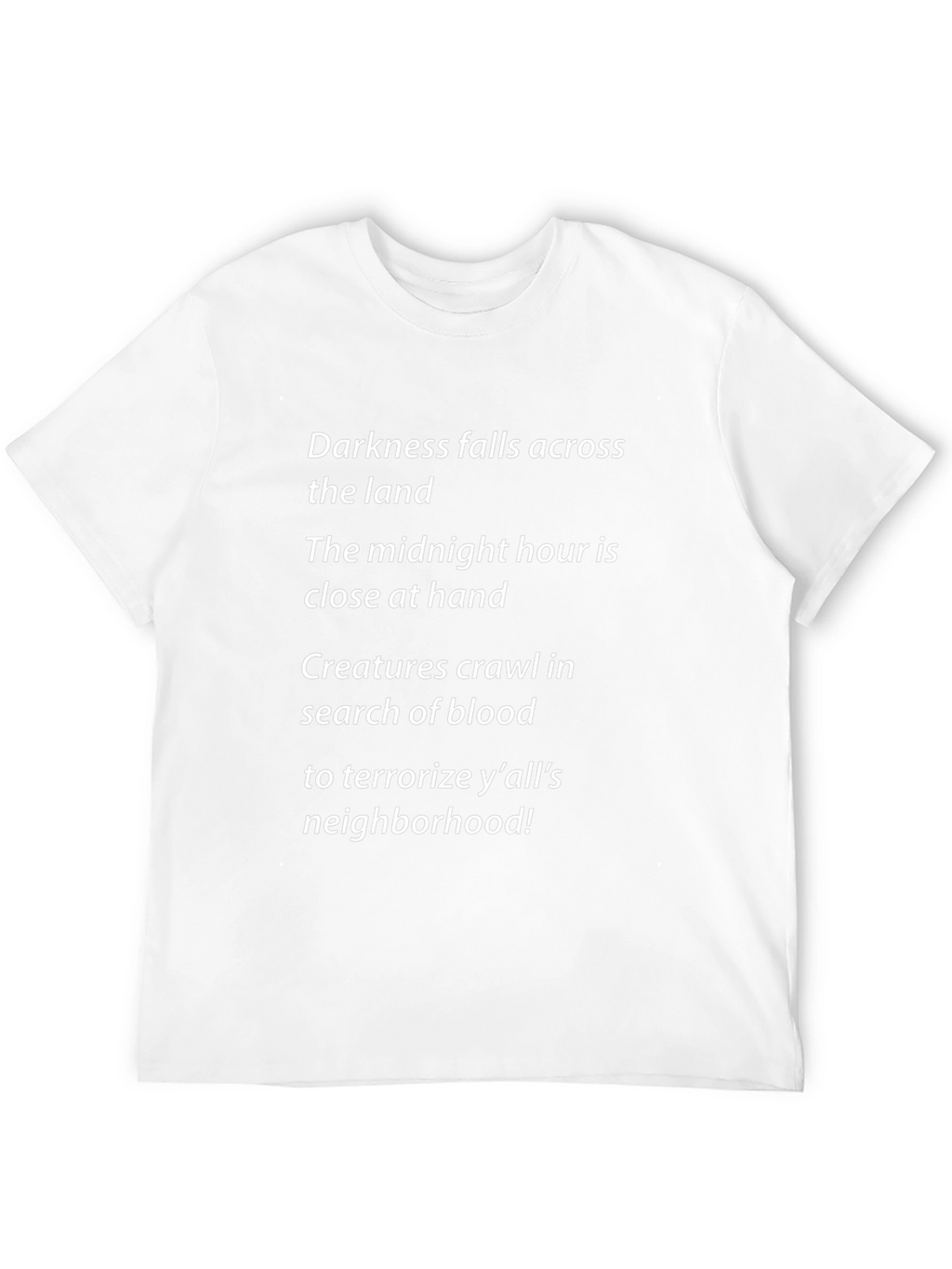 Darkness Falls Halloween Graphic Tee