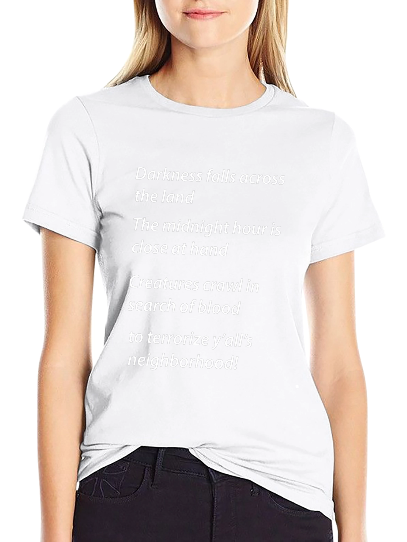 Darkness Falls Halloween Graphic Tee