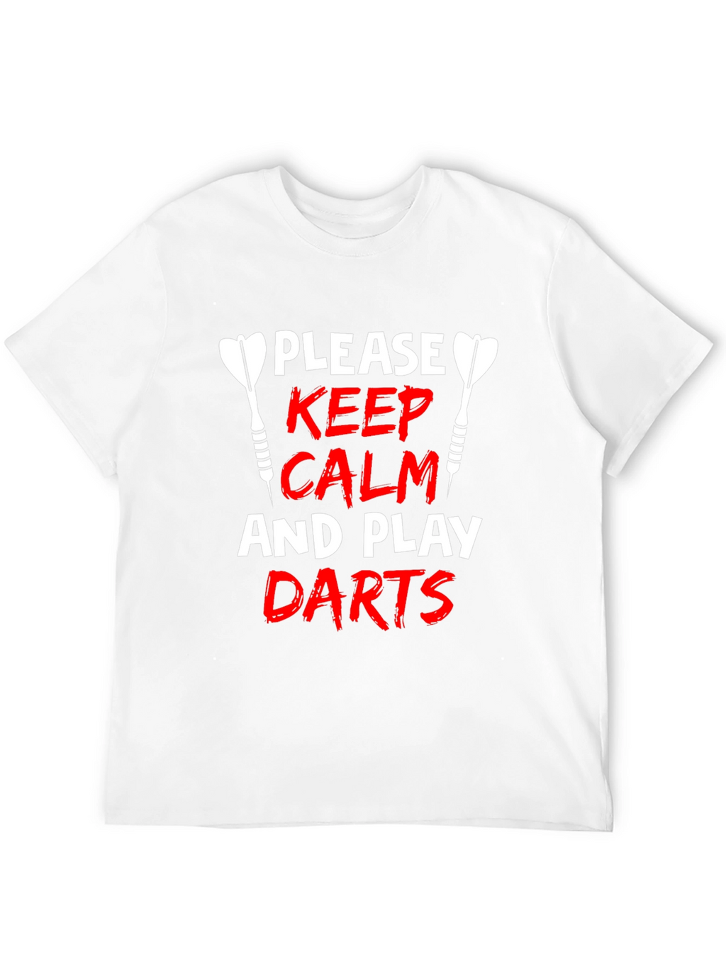 Keep Calm and Play Darts Graphic T-Shirt