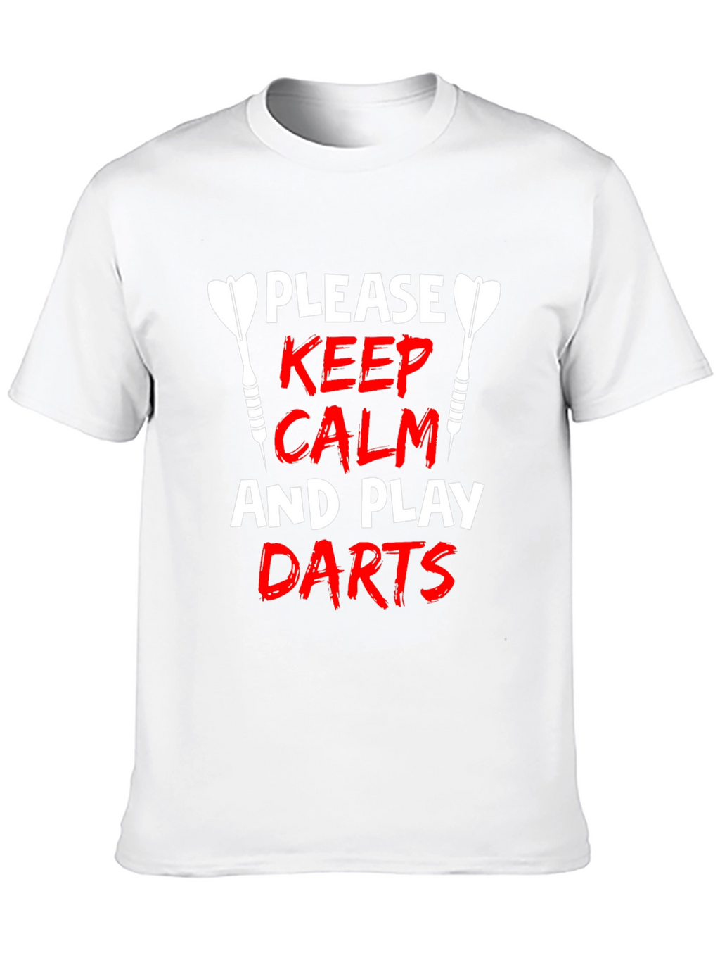 Keep Calm and Play Darts Graphic T-Shirt