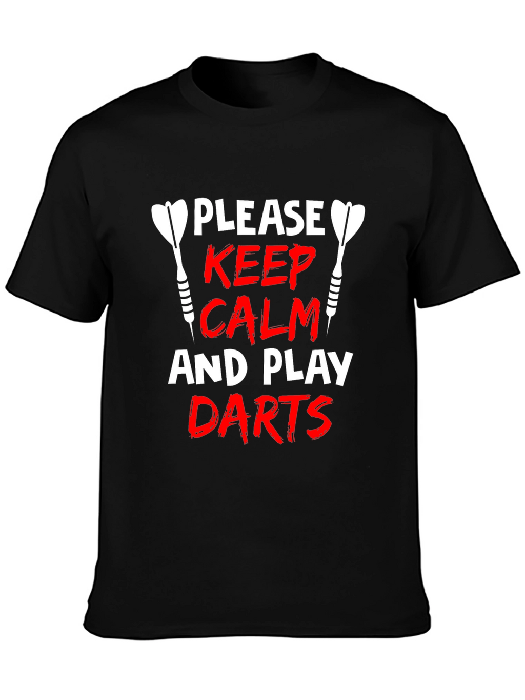 Keep Calm and Play Darts Graphic T-Shirt