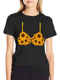 Sunflower Bra Black T-Shirt