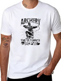 Archery T-Shirt: Ultimate Test of Skill Mens Black Tee