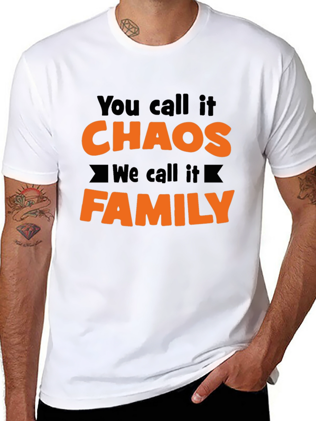 Chaos Family Graphic Tee - Soft Cotton Blend