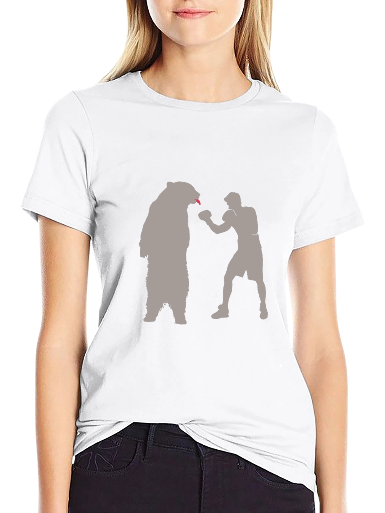 Bear Boxing T-Shirt - Funny Graphic Tee