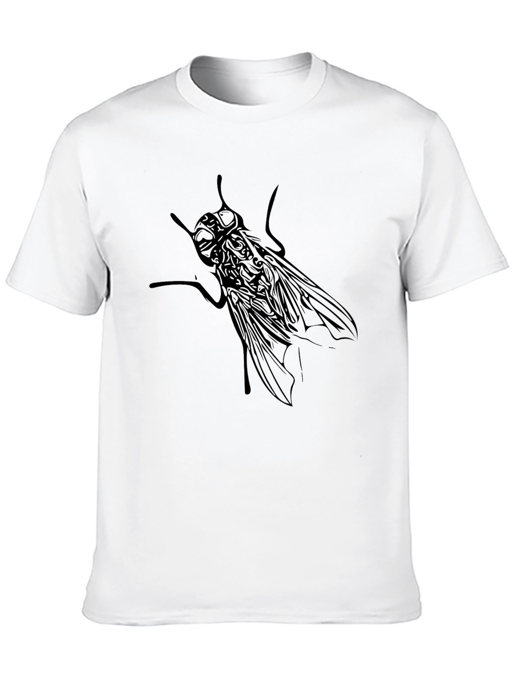 Fly Graphic T-Shirt - Black Cotton Tee