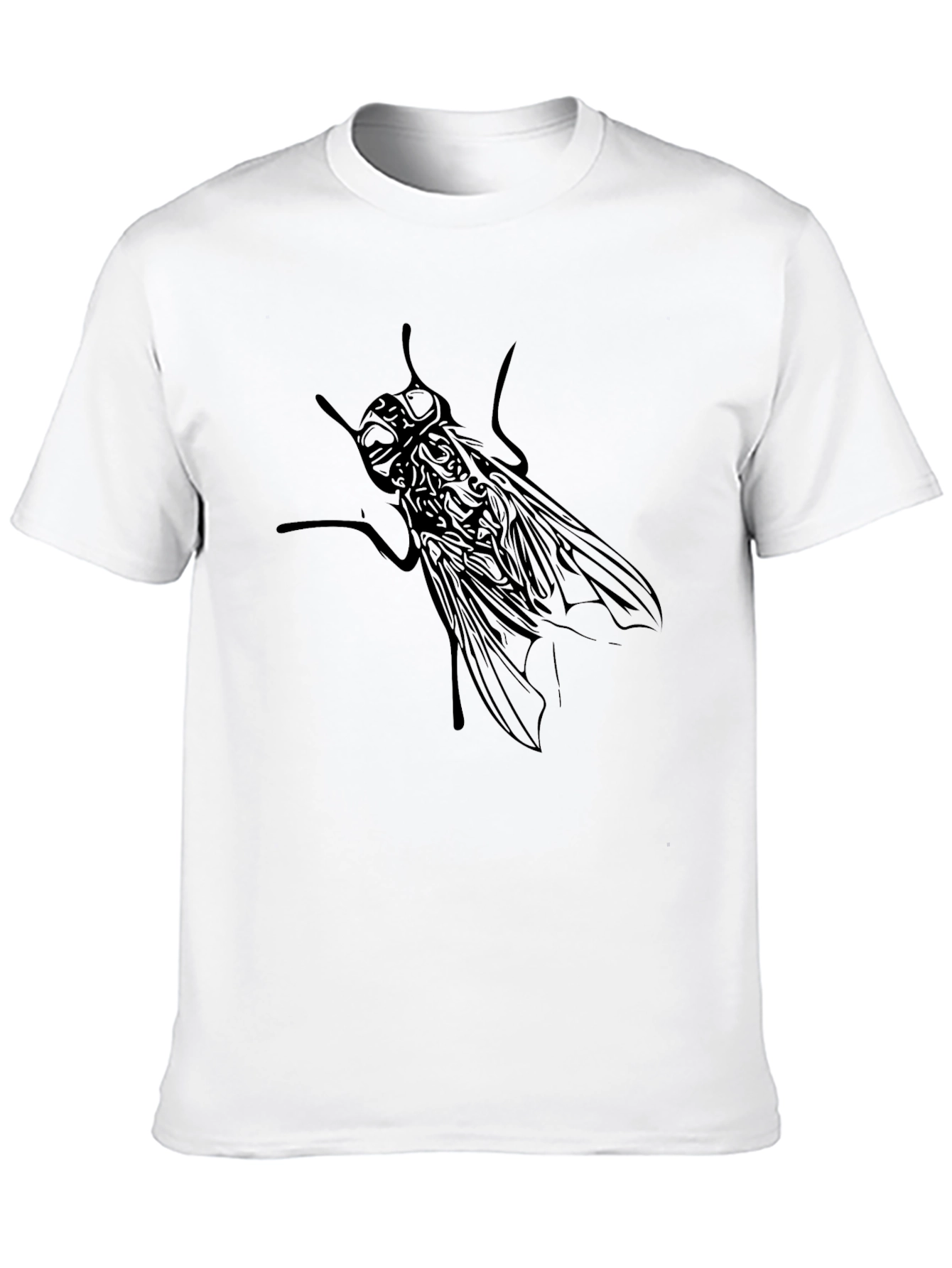 Fly Graphic T-Shirt - Black Cotton Tee