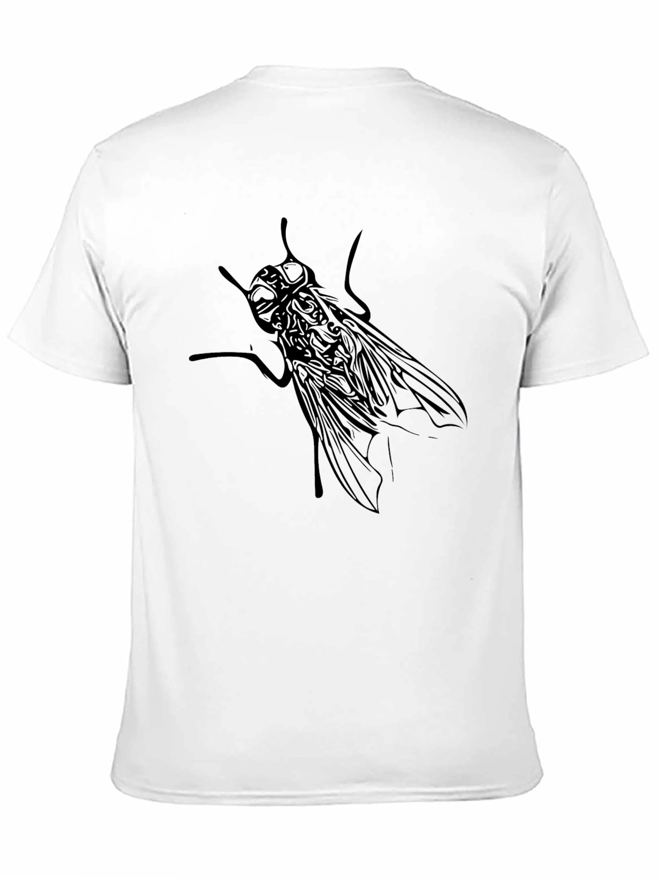 Fly Graphic T-Shirt - Black Cotton Tee
