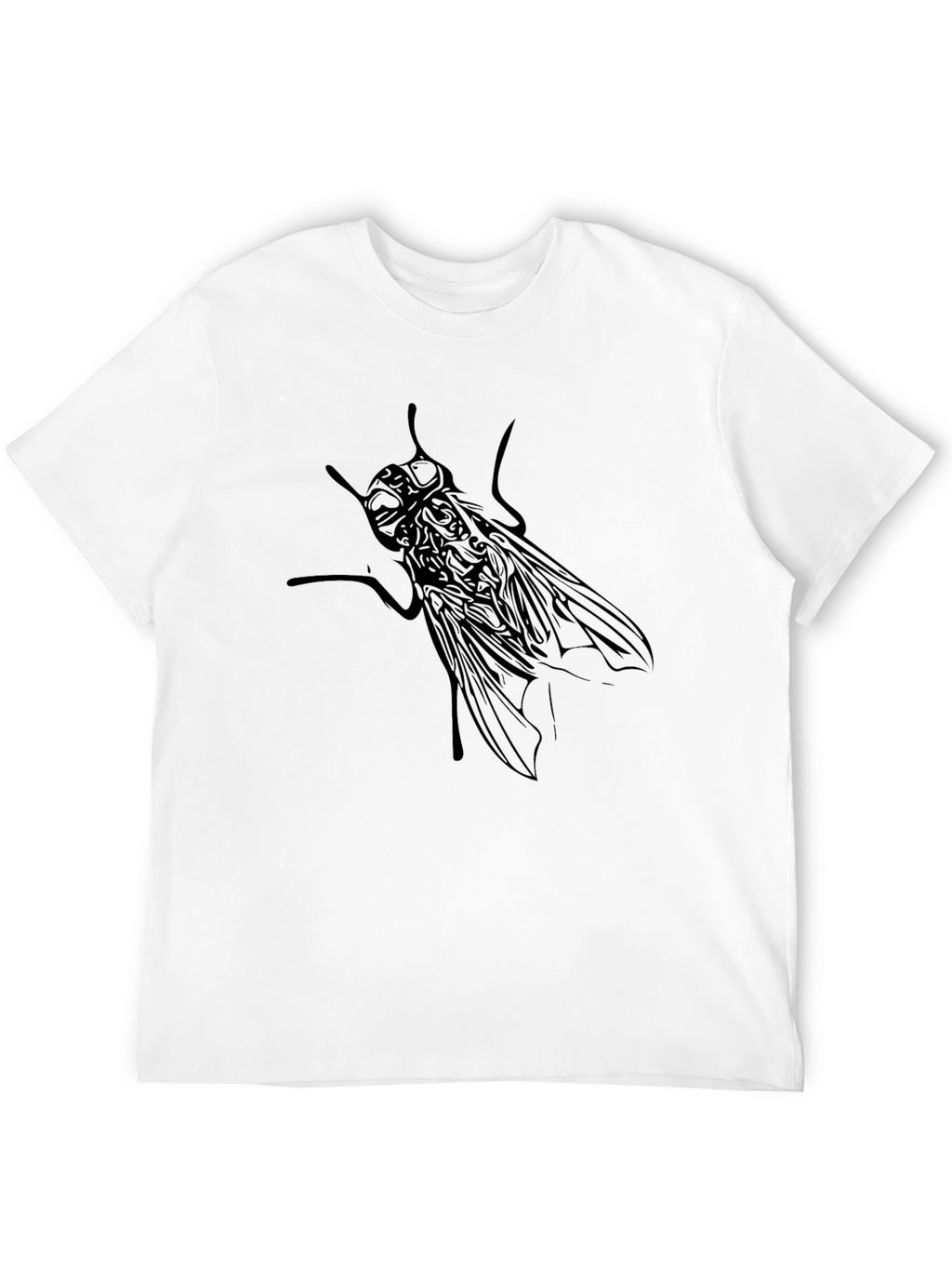 Fly Graphic T-Shirt - Black Cotton Tee