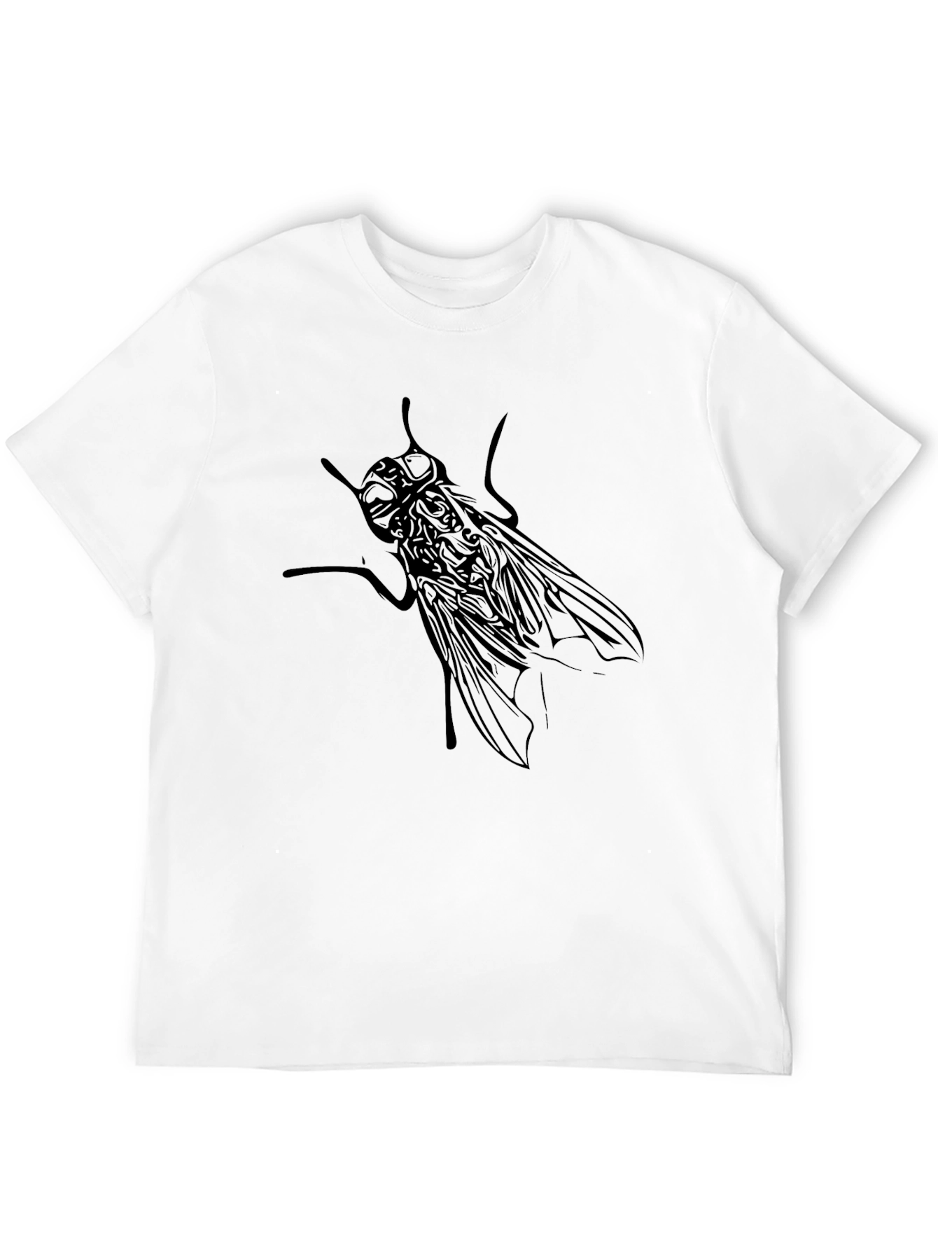 Fly Graphic T-Shirt - Black Cotton Tee