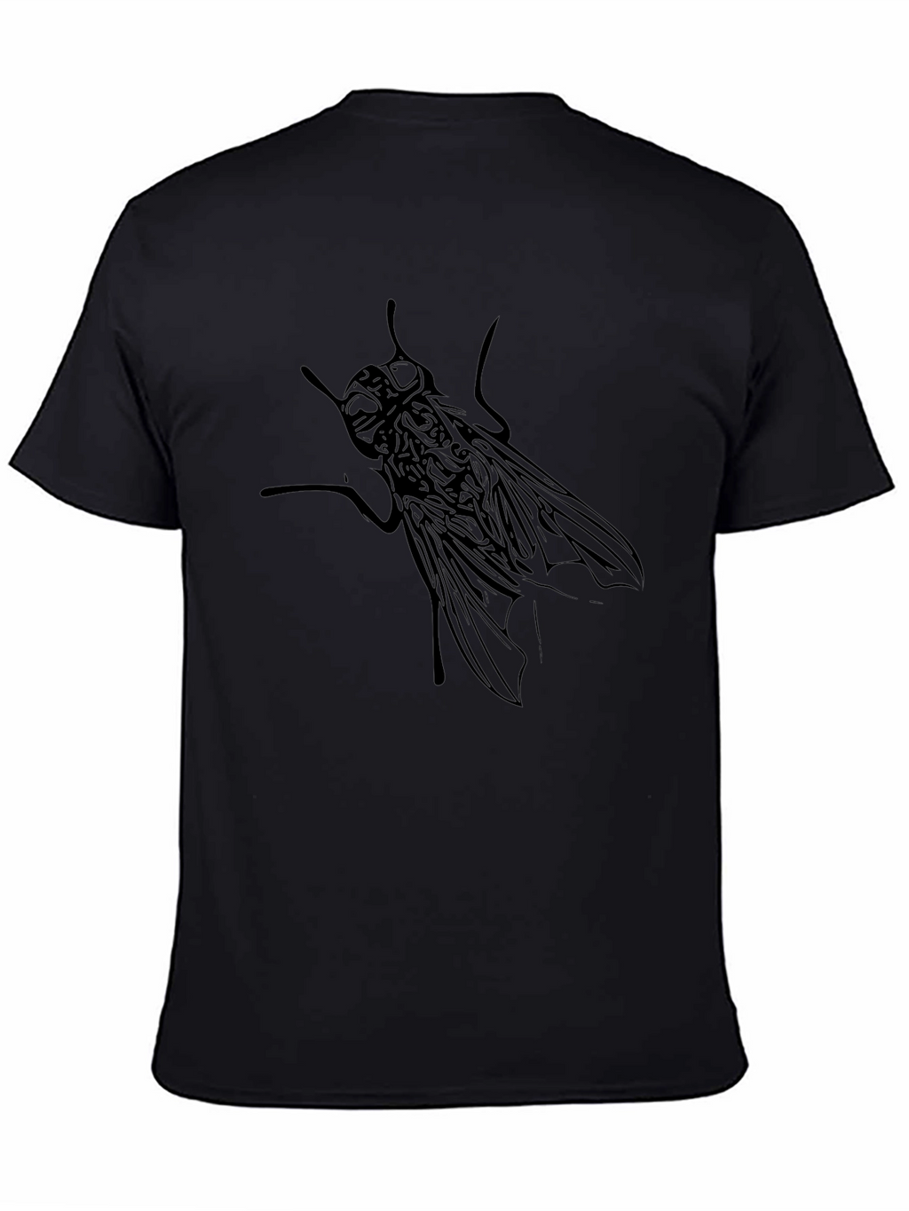 Fly Graphic T-Shirt - Black Cotton Tee