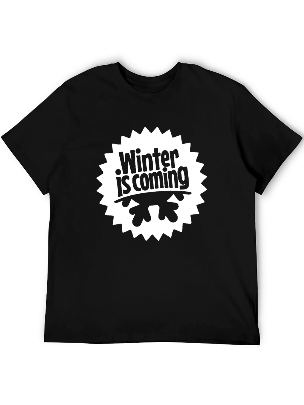 Winter is Coming Black T-Shirt