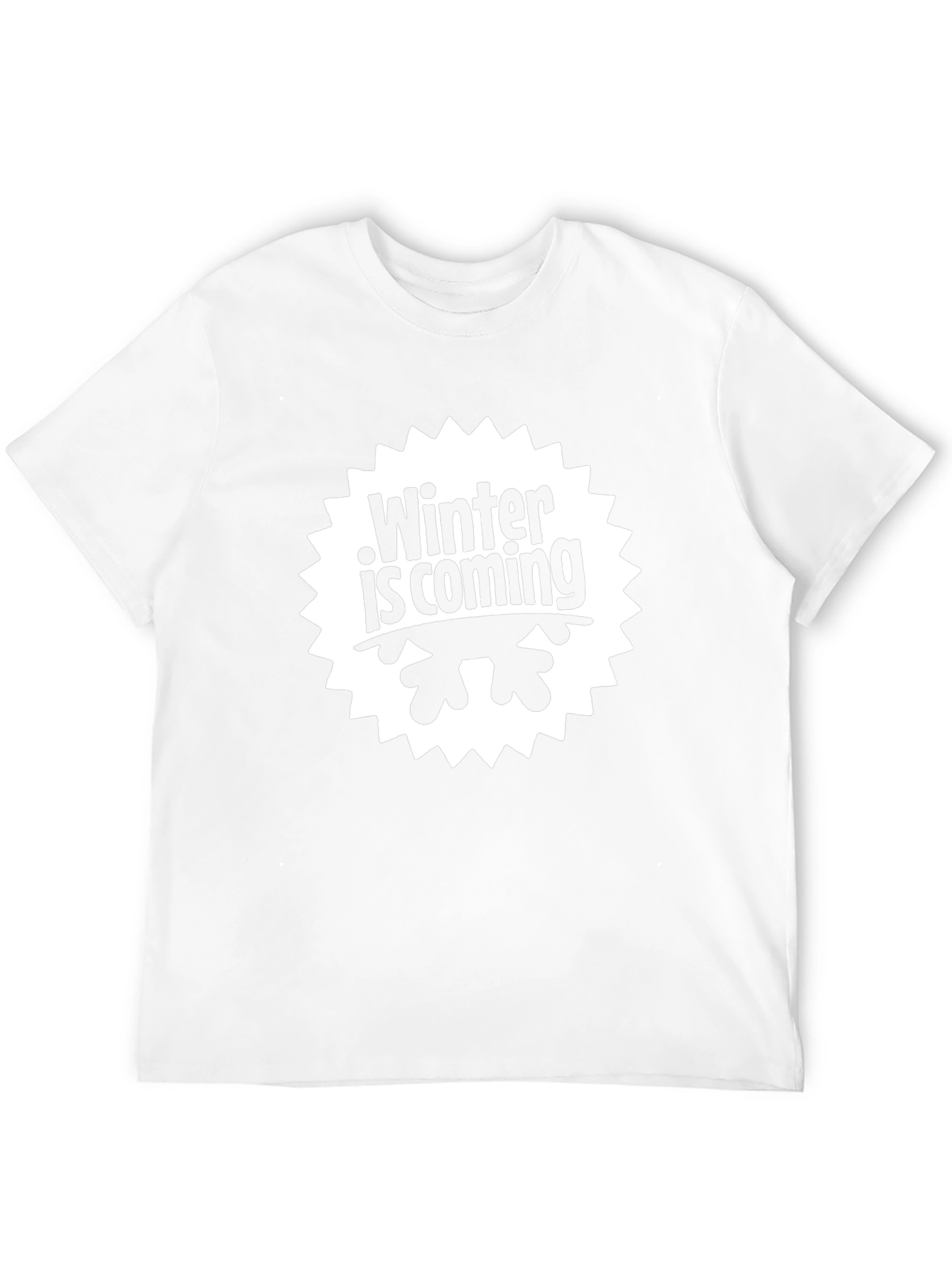 Winter is Coming Black T-Shirt