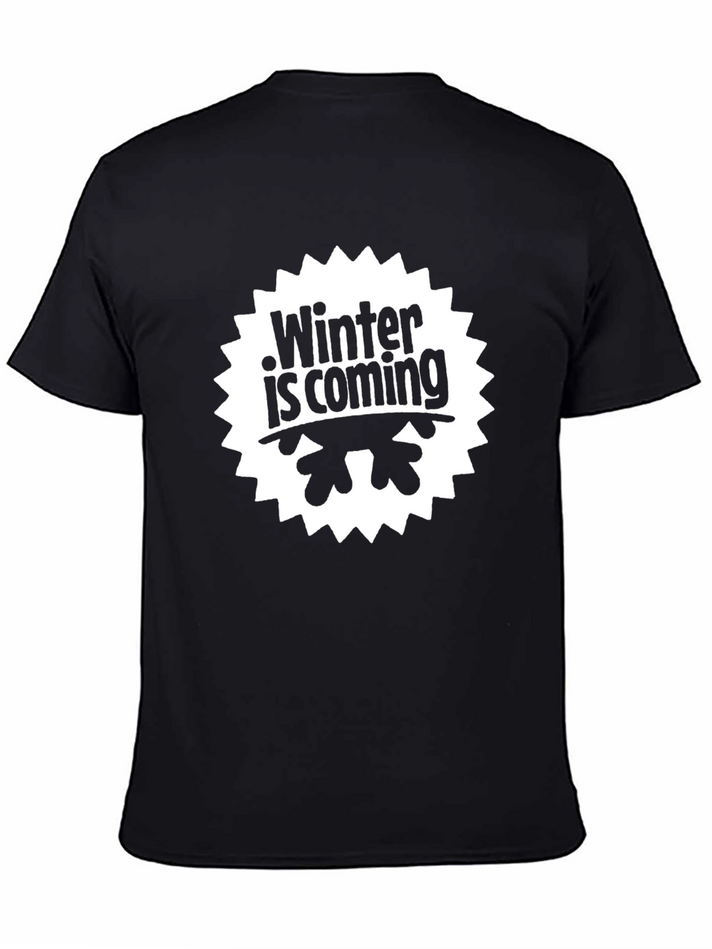 Winter is Coming Black T-Shirt