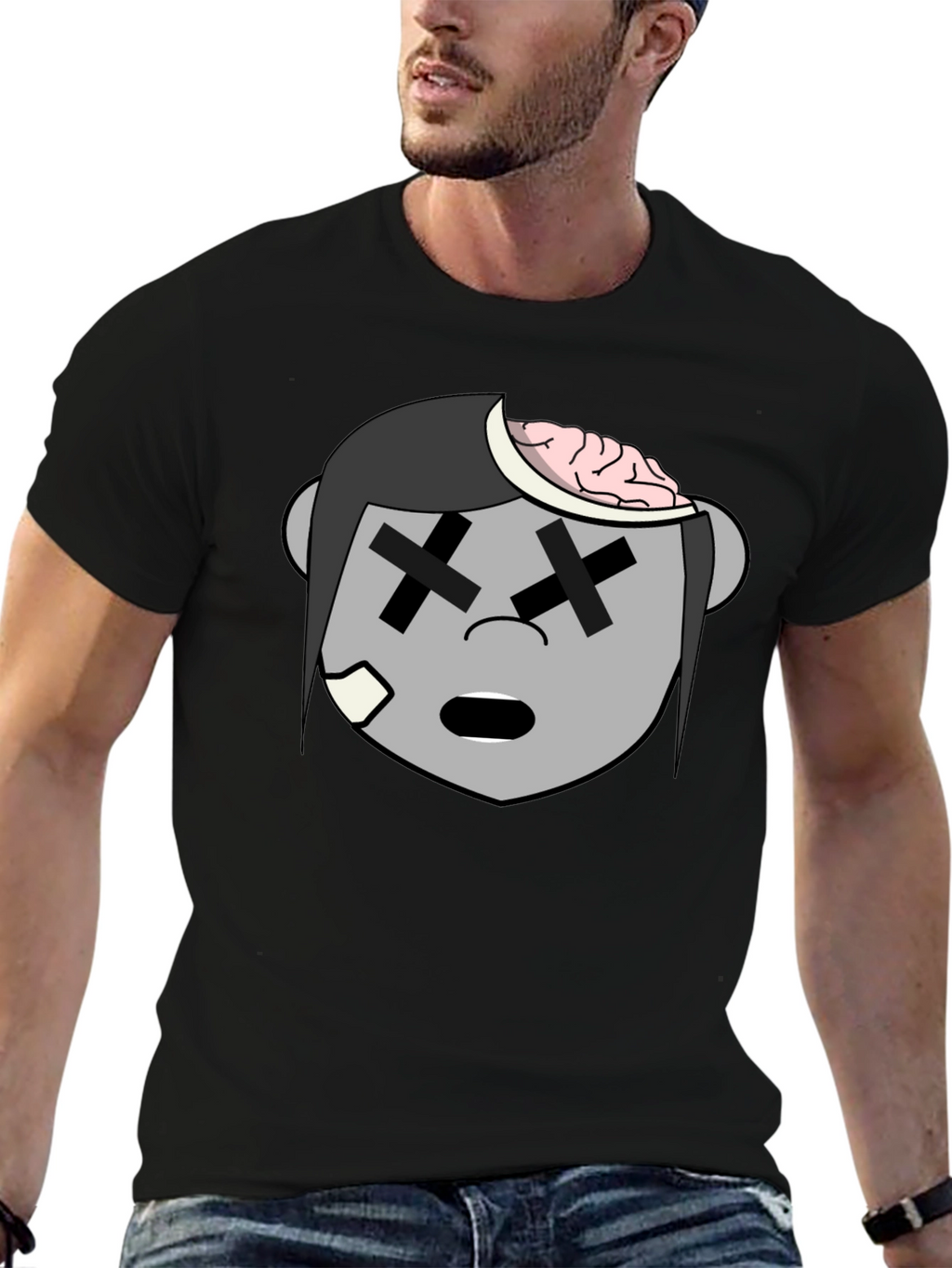 Zombie Cartoon Graphic Tee