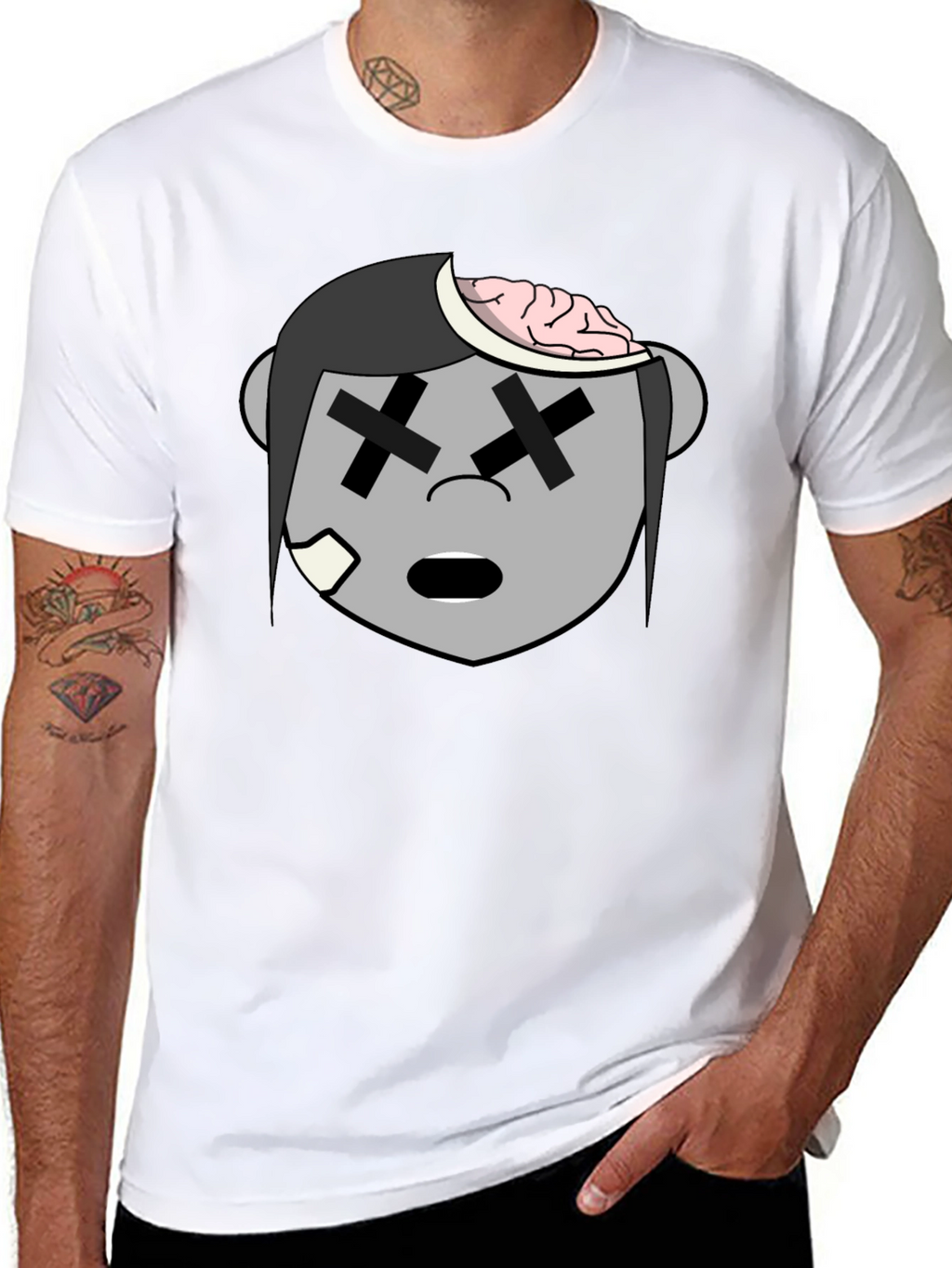 Zombie Cartoon Graphic Tee