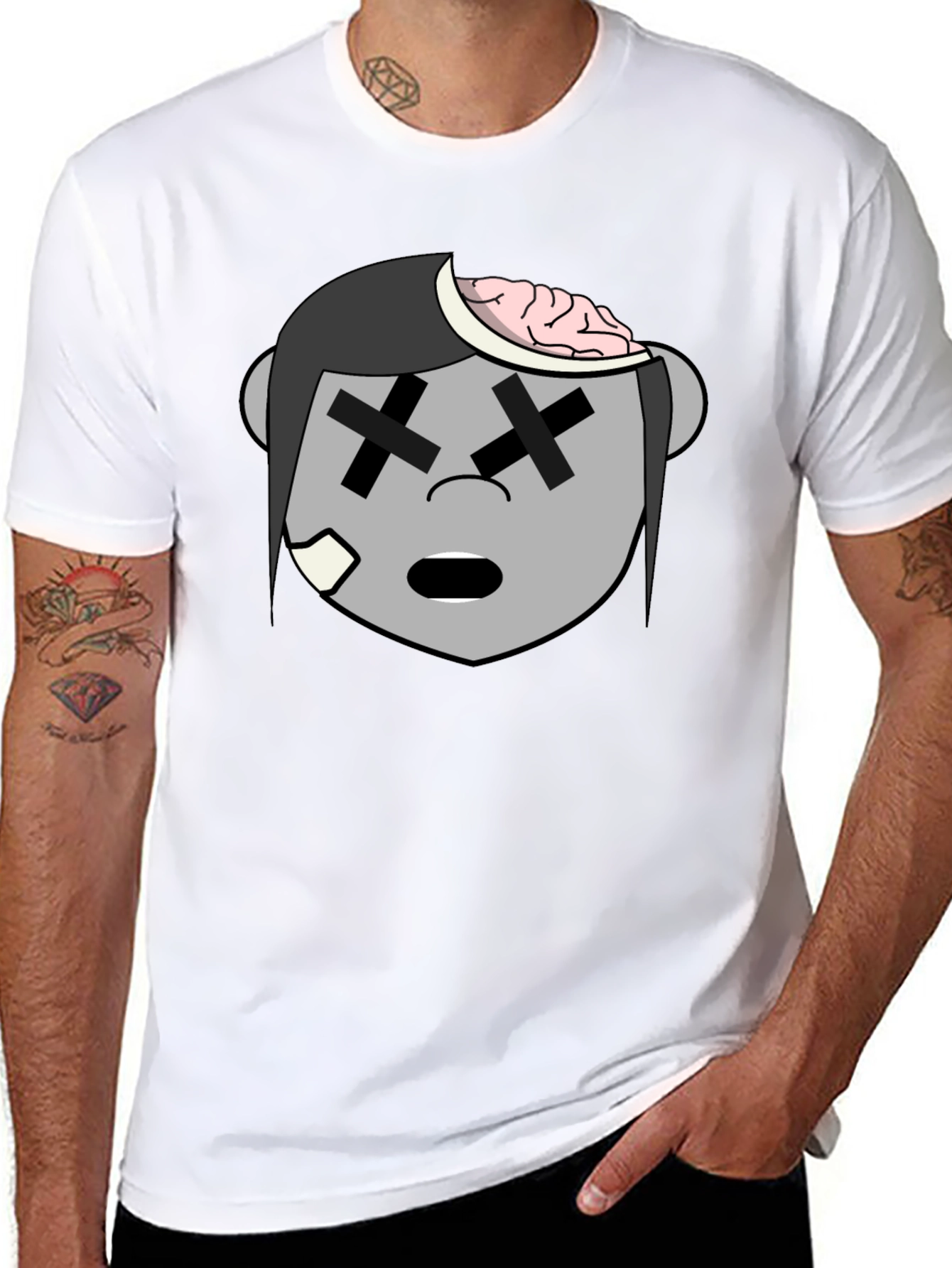 Zombie Cartoon Graphic Tee