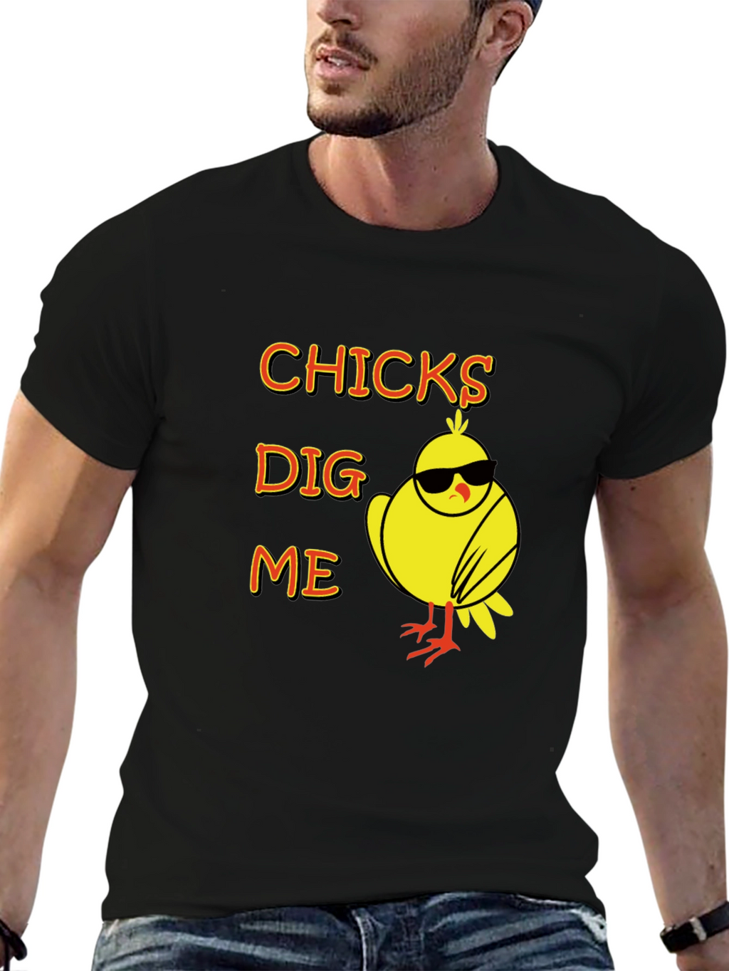 Chicks Dig Me T-Shirt Funny Easter Tee