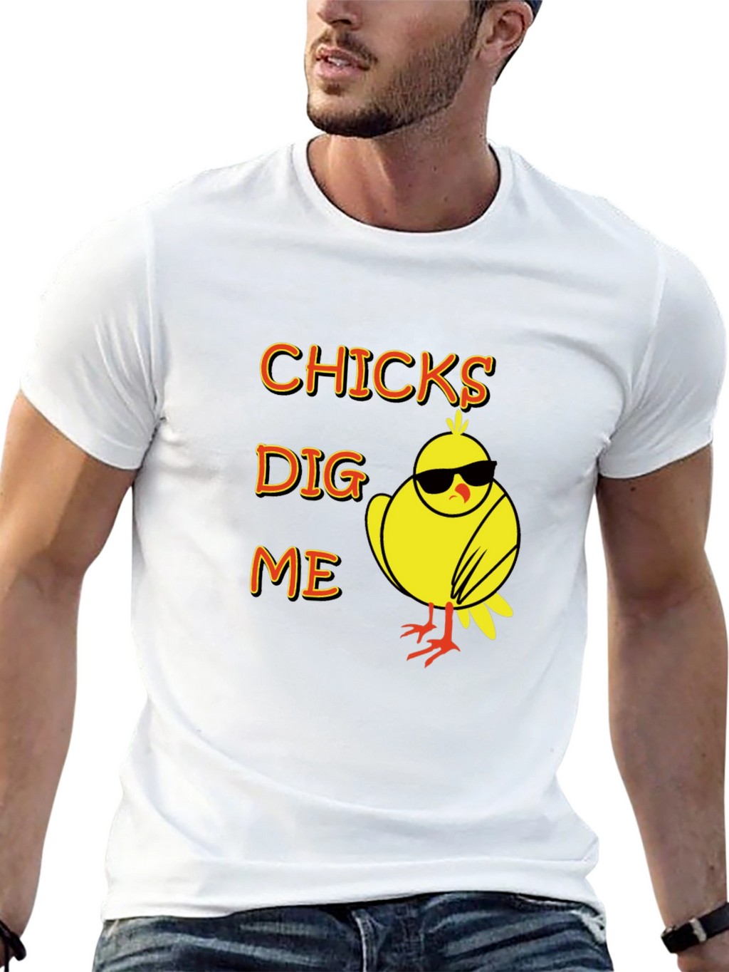 Chicks Dig Me T-Shirt Funny Easter Tee