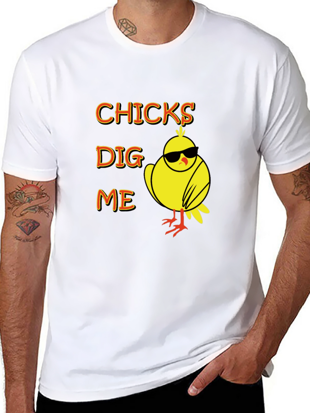 Chicks Dig Me T-Shirt Funny Easter Tee