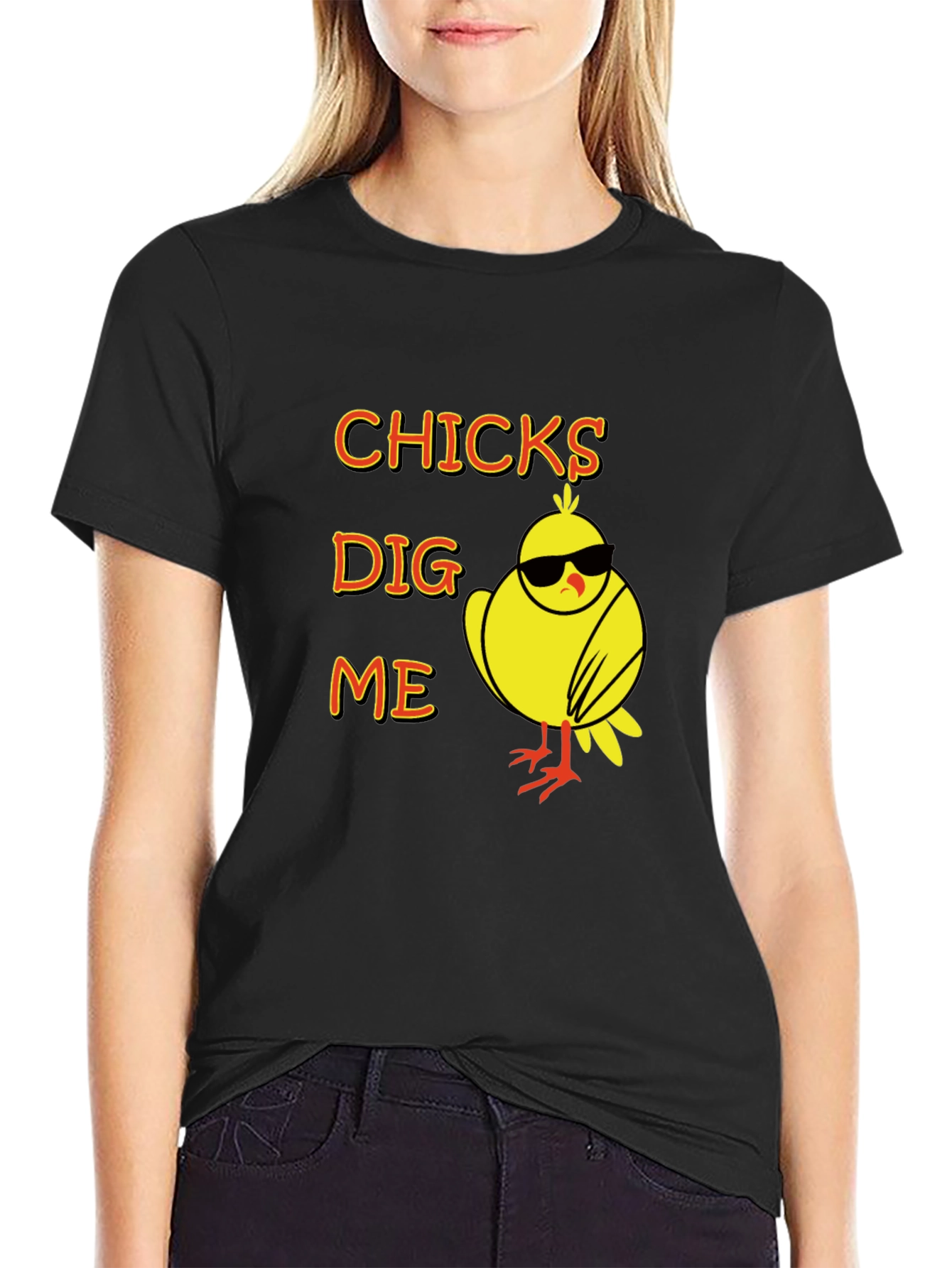 Chicks Dig Me T-Shirt Funny Easter Tee