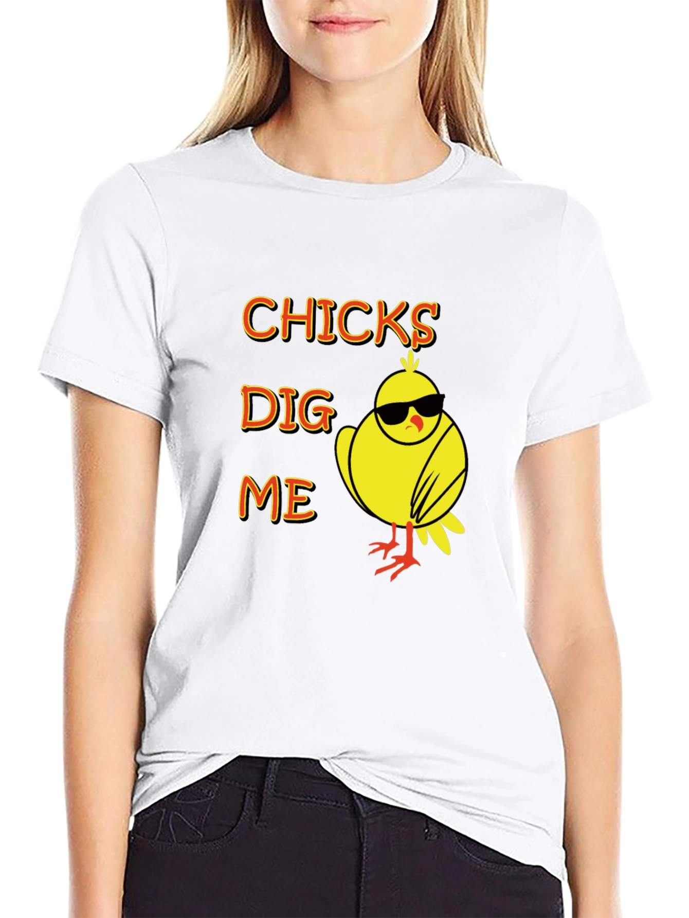 Chicks Dig Me T-Shirt Funny Easter Tee