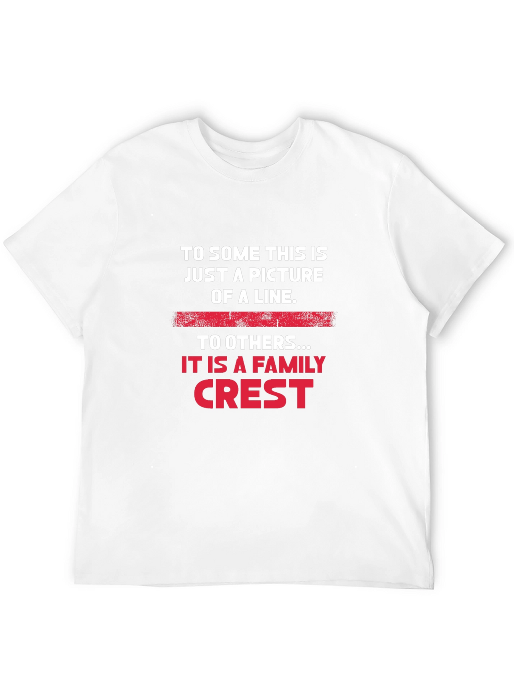 Family Crest T-Shirt - Line Graphic Tee