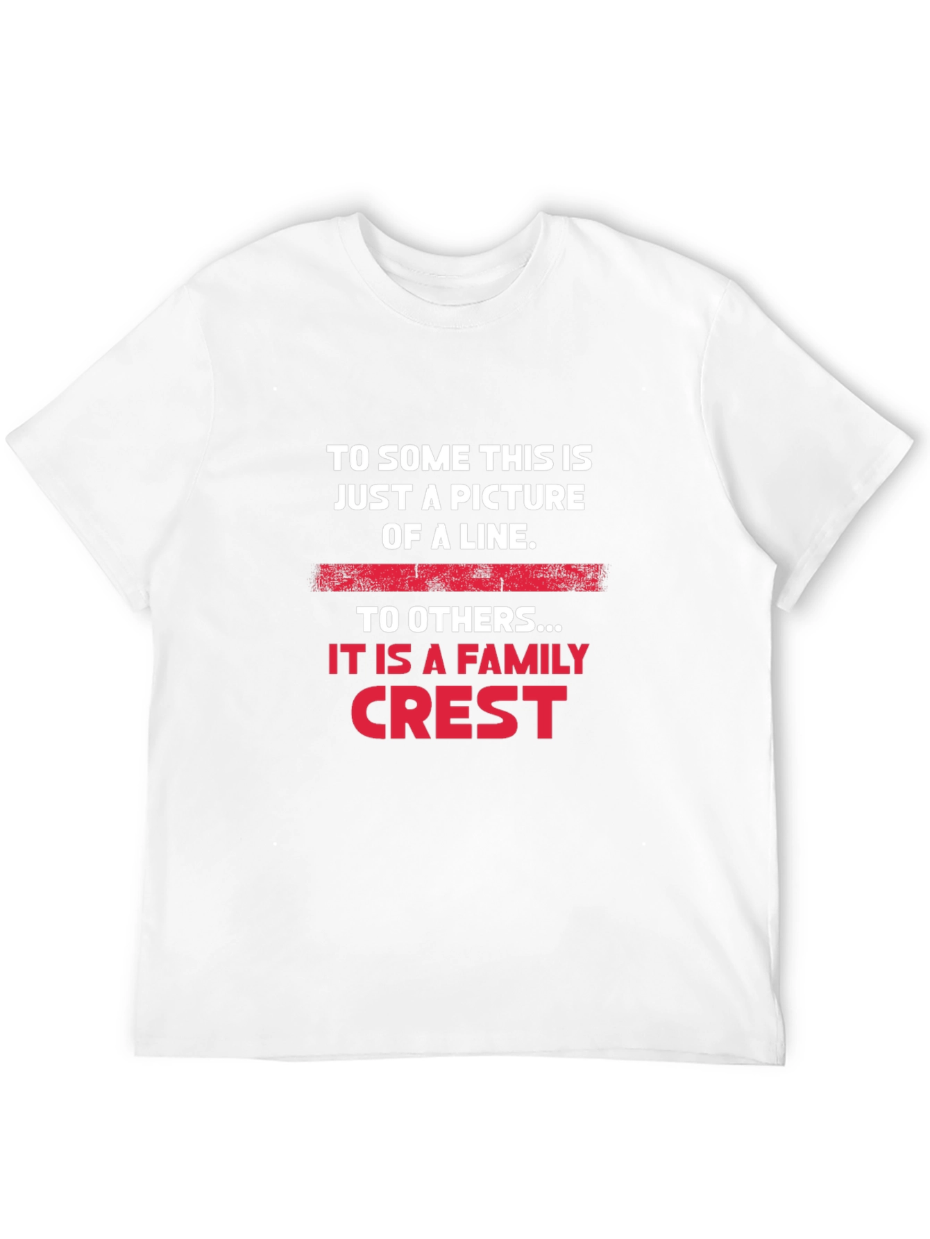 Family Crest T-Shirt - Line Graphic Tee