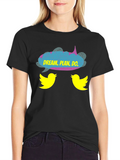 Dream Plan Do T-Shirt with Bird Design