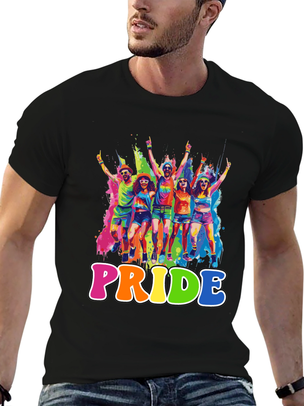 Pride Celebration Tee - Vibrant Graphic T-Shirt