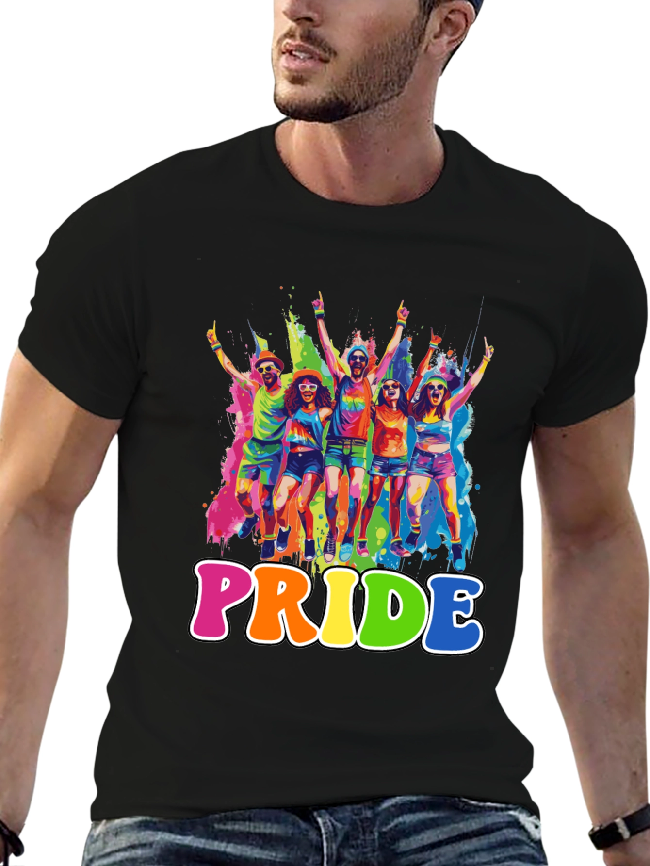 Pride Celebration Tee - Vibrant Graphic T-Shirt