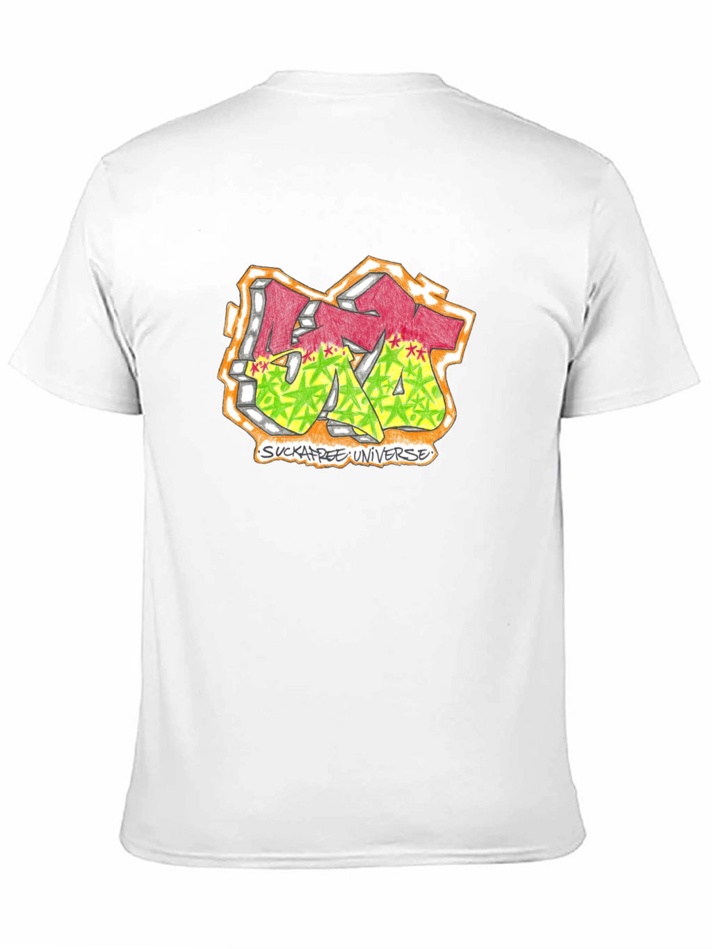 Sucka Free Universe Graphic T-Shirt - Black