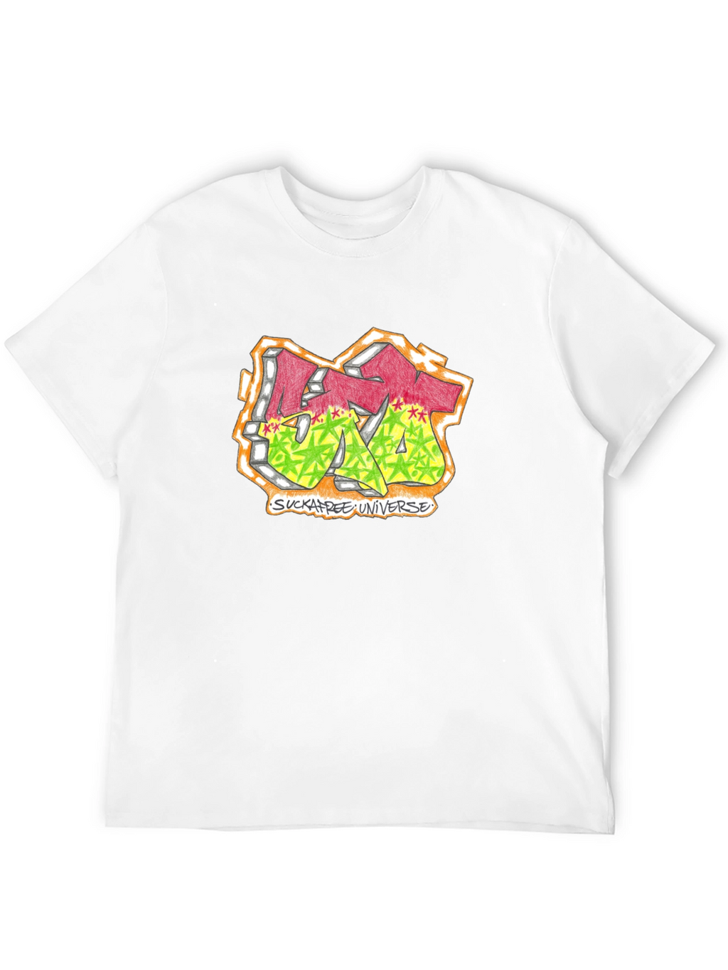 Sucka Free Universe Graphic T-Shirt - Black