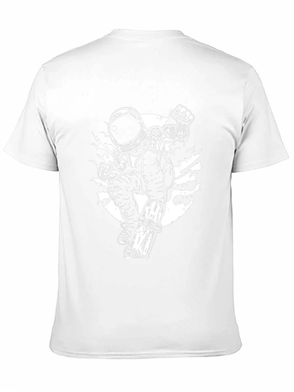 Skateboarding Astronaut Graphic Tee