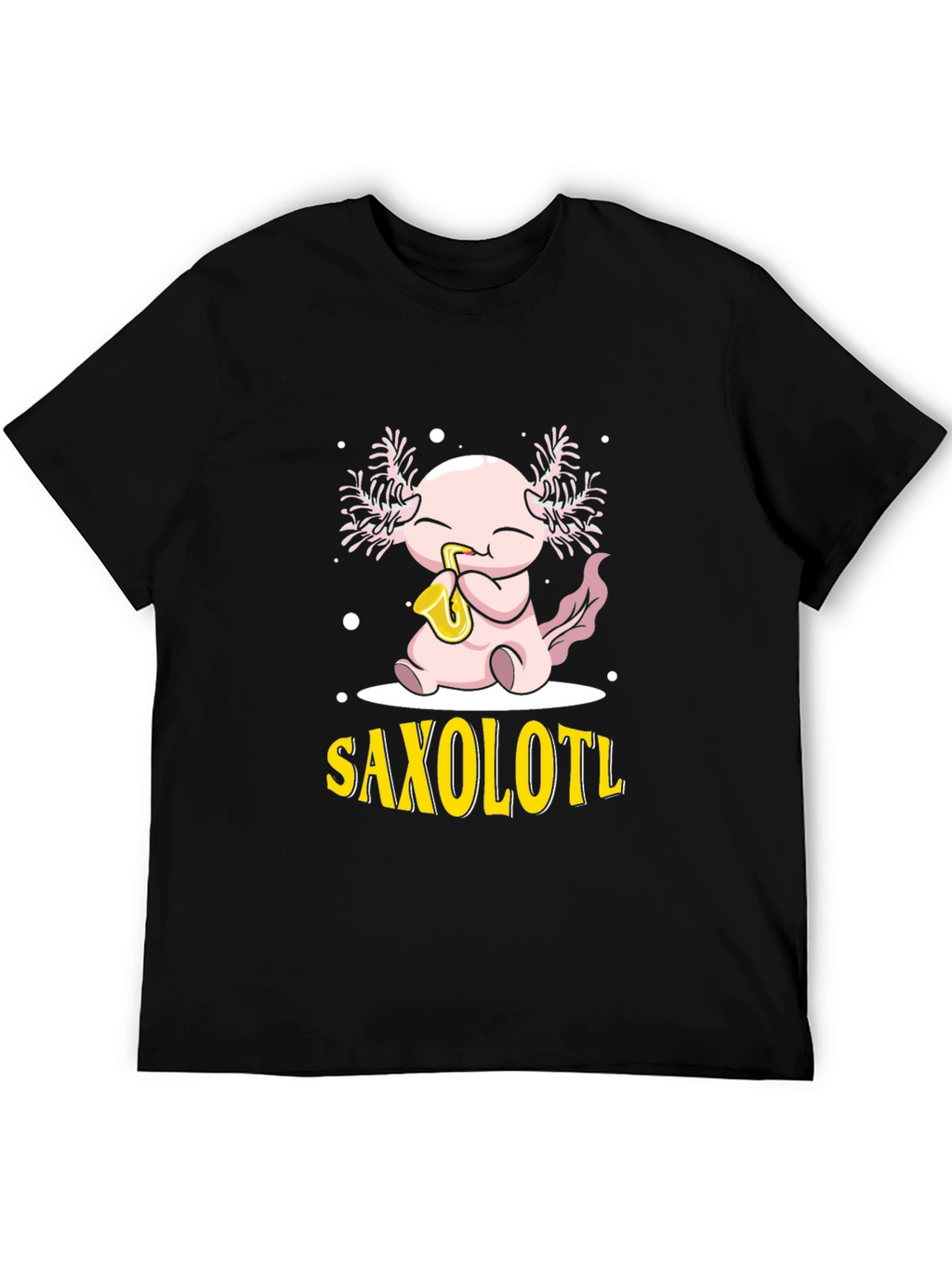 Saxolotl Axolotl Saxophone T-Shirt