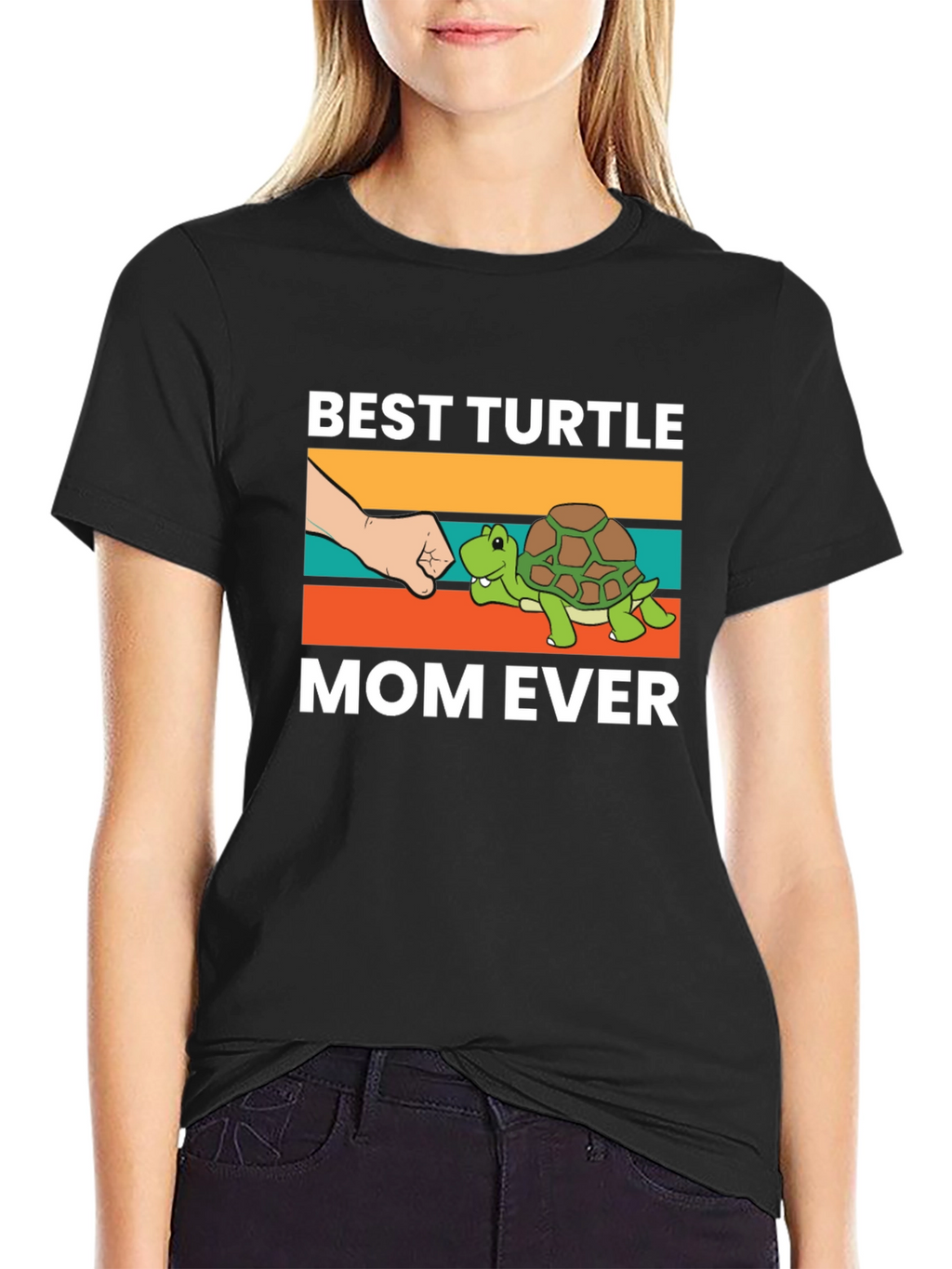 Best Turtle Mom Ever Graphic T-Shirt