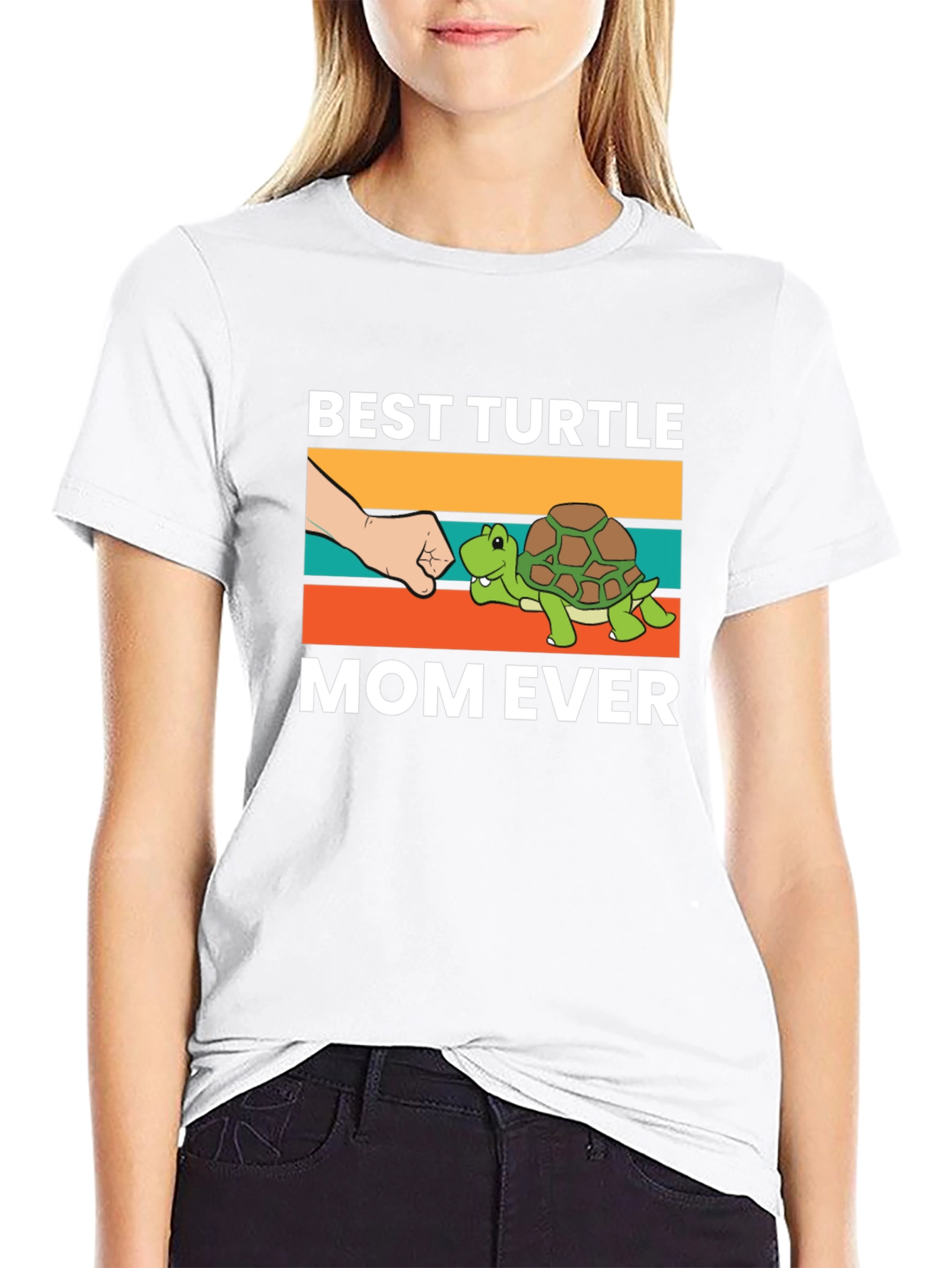 Best Turtle Mom Ever Graphic T-Shirt