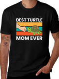 Best Turtle Mom Ever Graphic T-Shirt