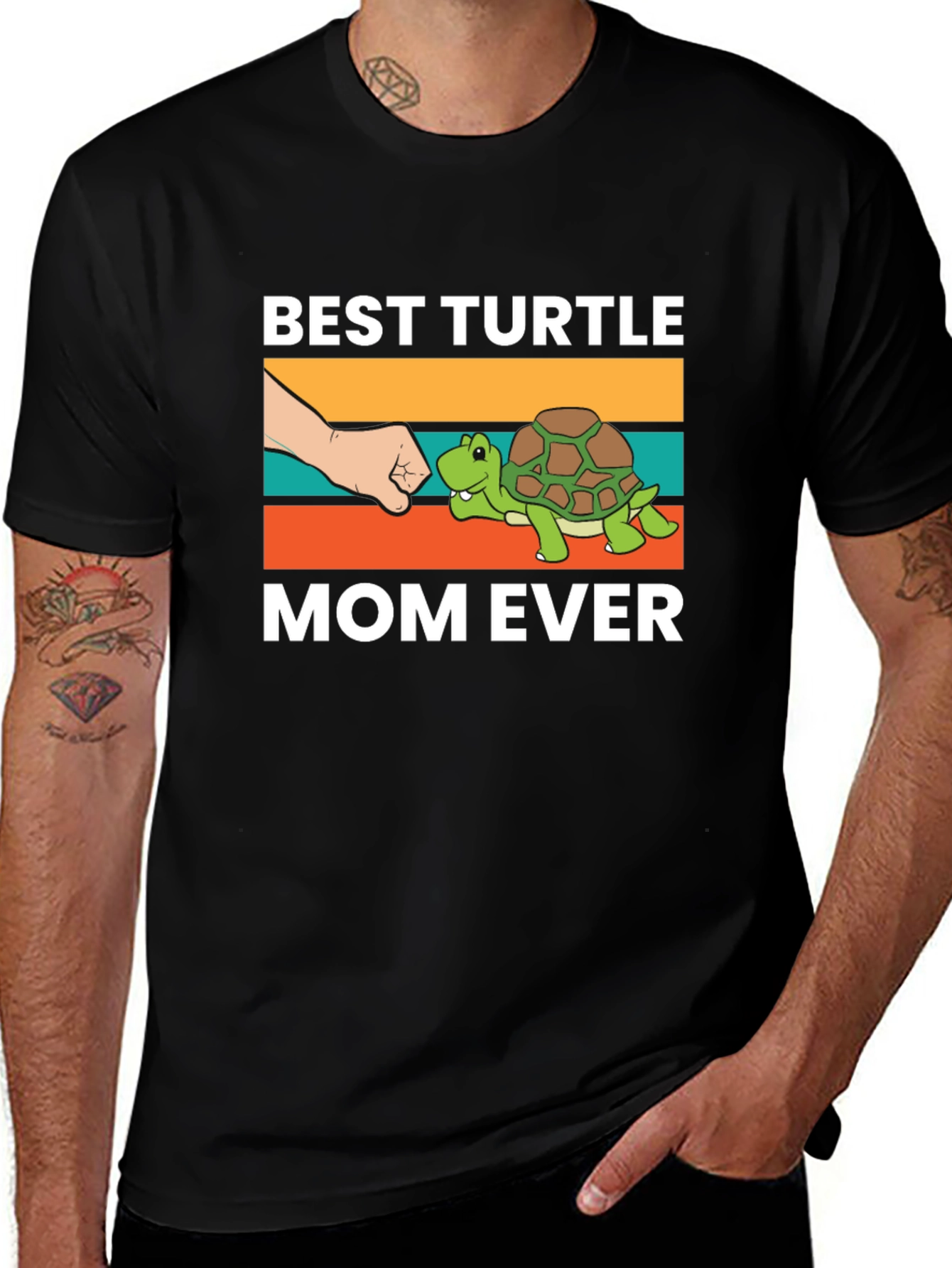 Best Turtle Mom Ever Graphic T-Shirt