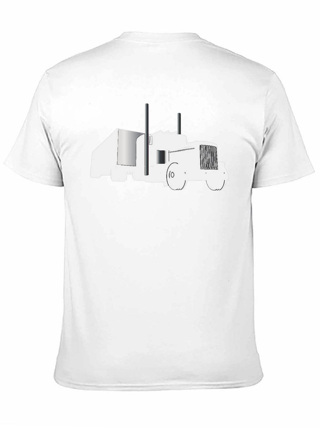 Truck Graphic Tee - Black Cotton Comfort