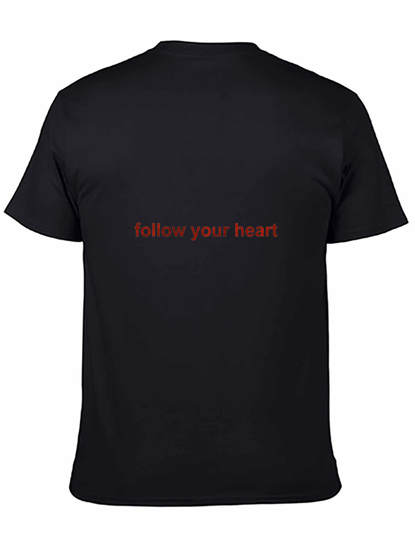 Follow Your Heart Black T-Shirt