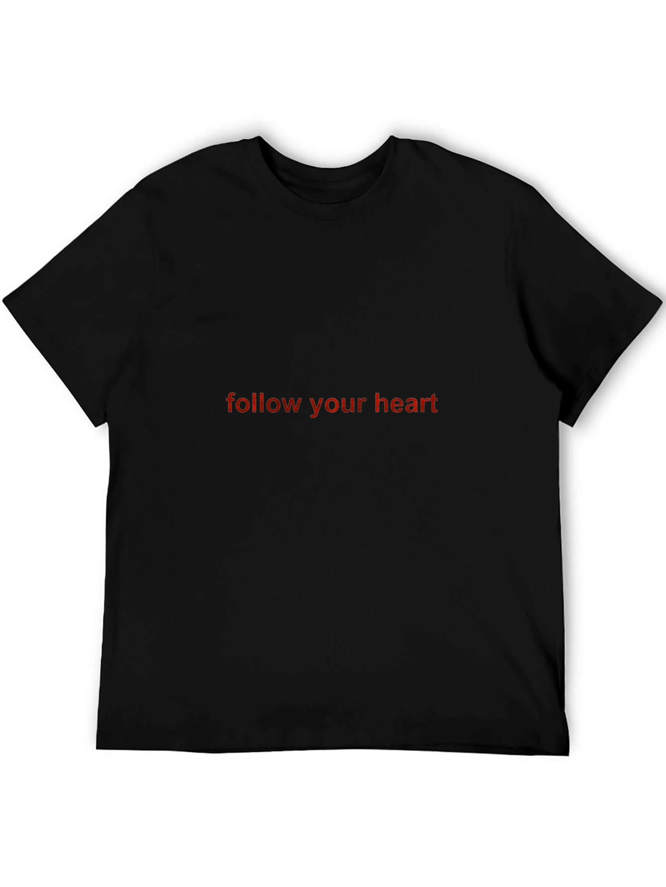 Follow Your Heart Black T-Shirt