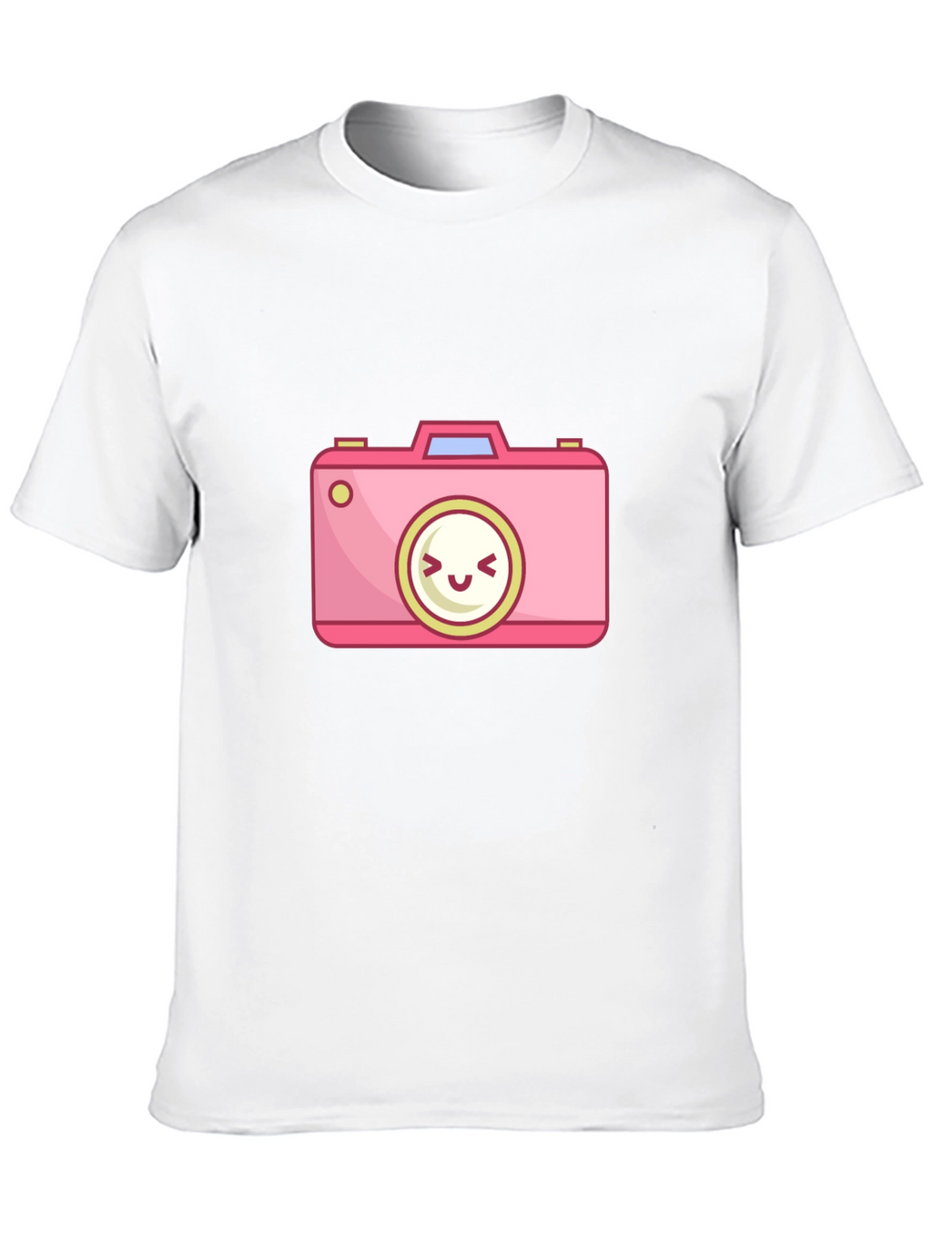 Cute Cartoon Camera Graphic T-Shirt