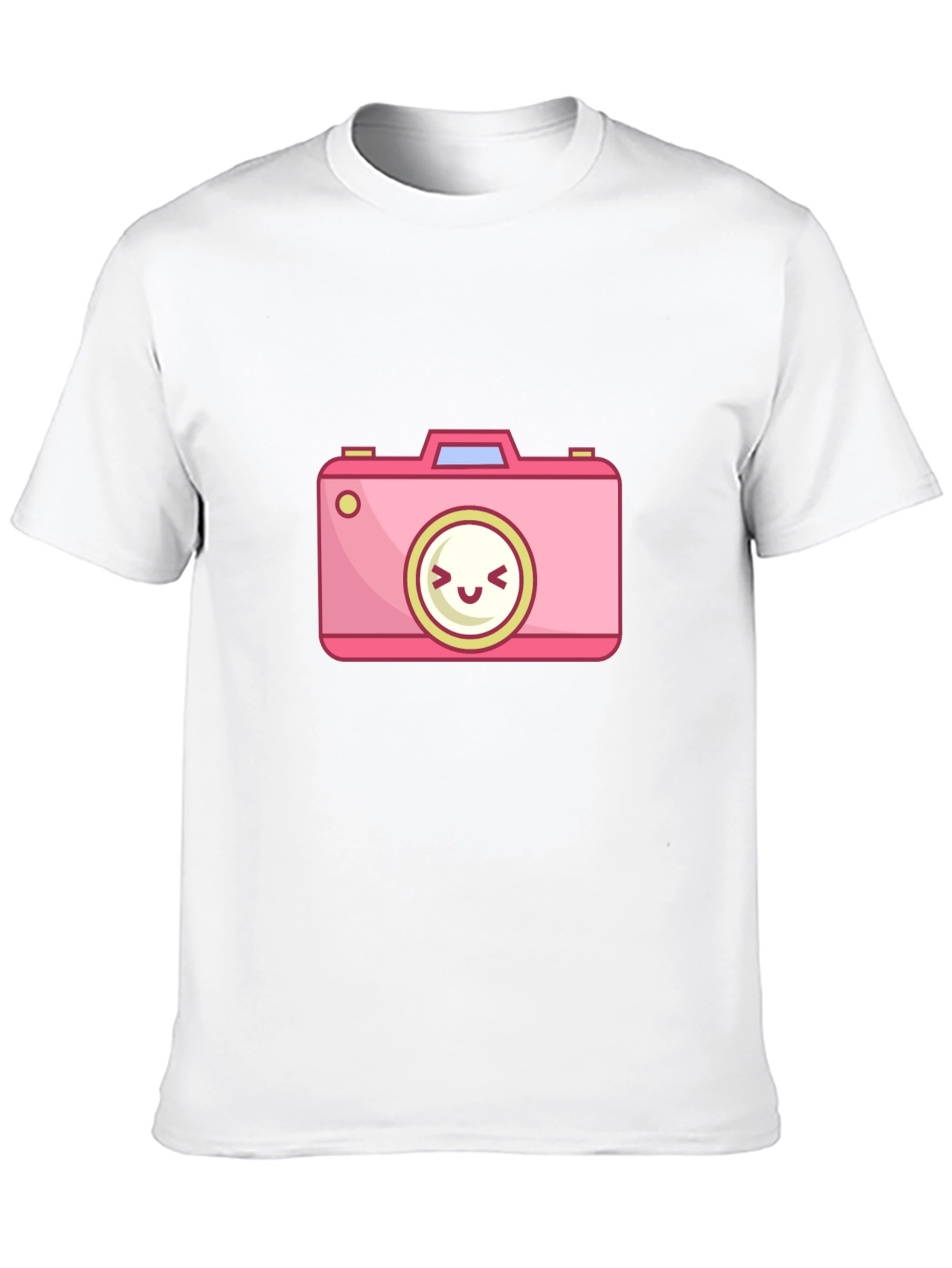 Cute Cartoon Camera Graphic T-Shirt
