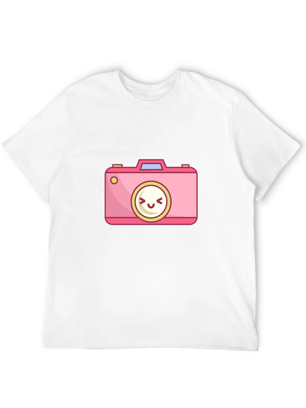 Cute Cartoon Camera Graphic T-Shirt